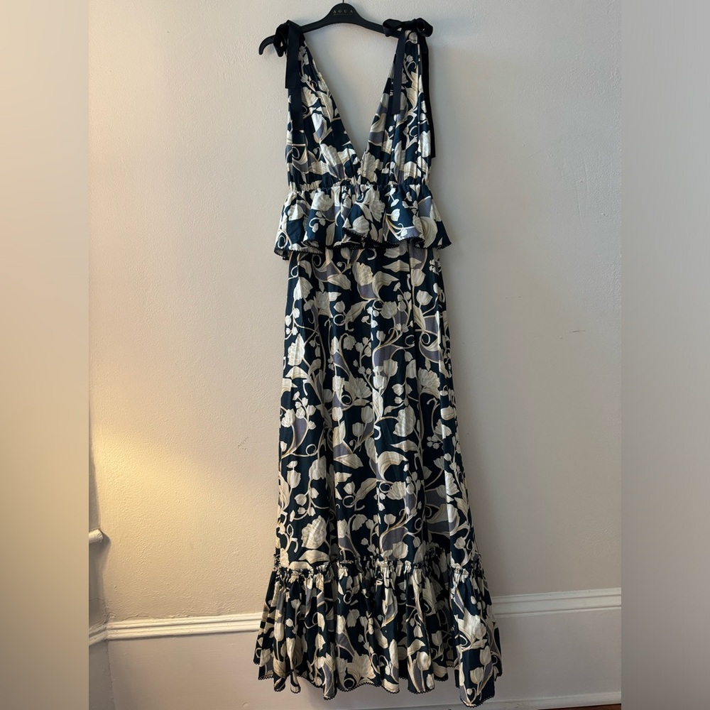 Agua Bendita infinito cotton maxi dress M